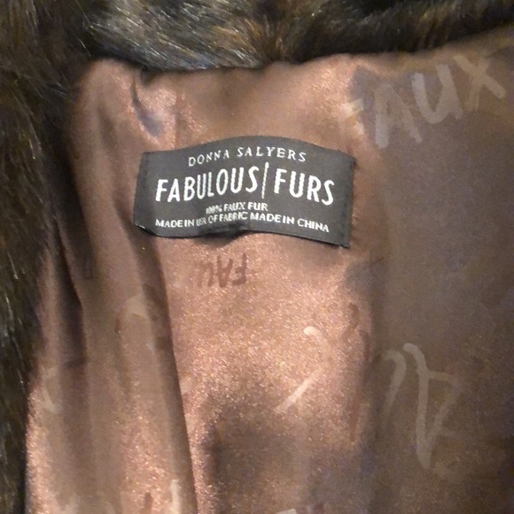 Gently loved Donna Salyer’s Fabulous Full Length Sable Faux Fur Coat - Picture 3 of 7